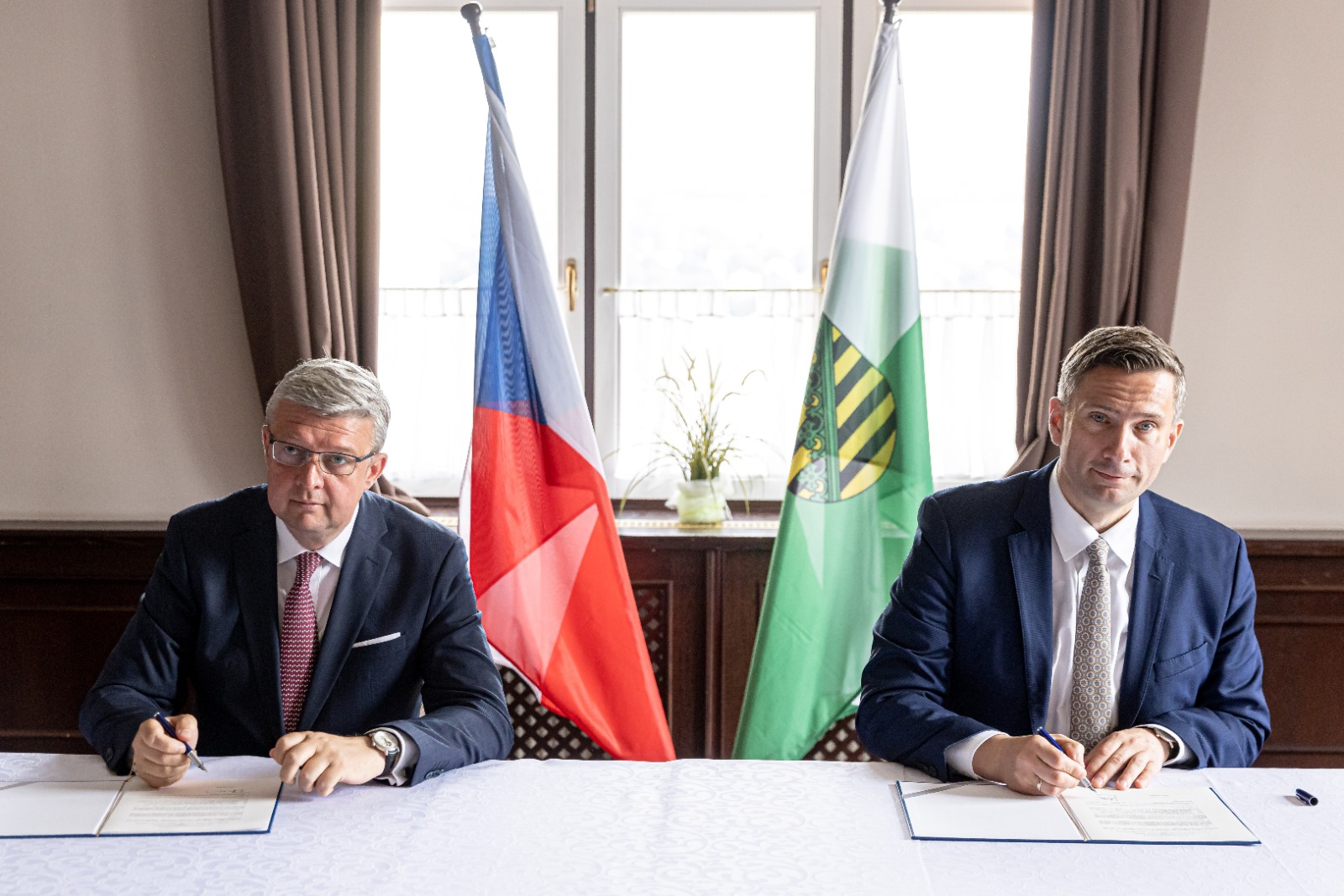 Cooperation between the Czech Republic and Saxony: high-speed railway and hydrogen transport