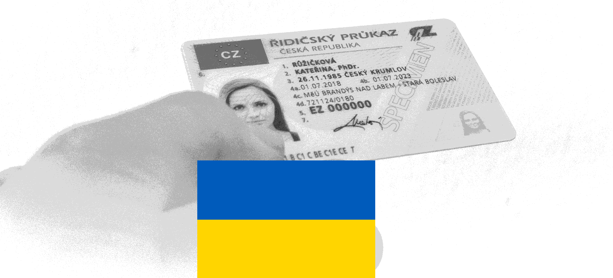 Informace pro držitele ukrajinských řidičských průkazů