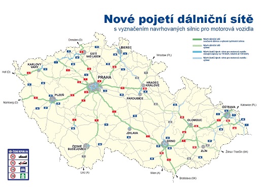 Shrnutí základních bodů k problematice nového pojetí dálniční sítě