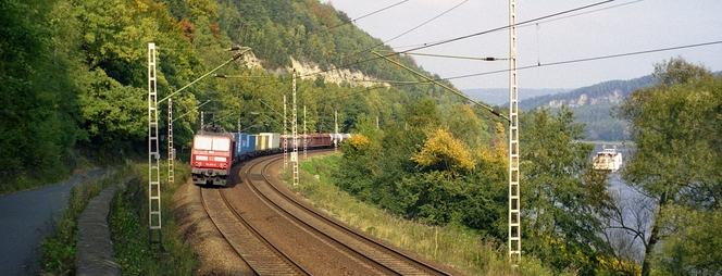 Novostavba železniční tratě Praha – Drážďany