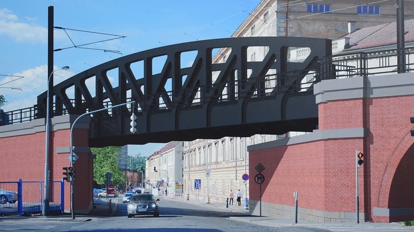 Reconstruction of the famous Negrelli Viaduct began in Prague