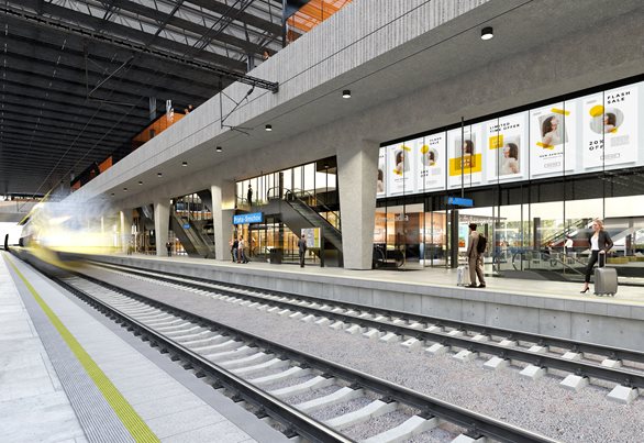 Práce na Smíchově začínají, metropole získá další moderní nádraží