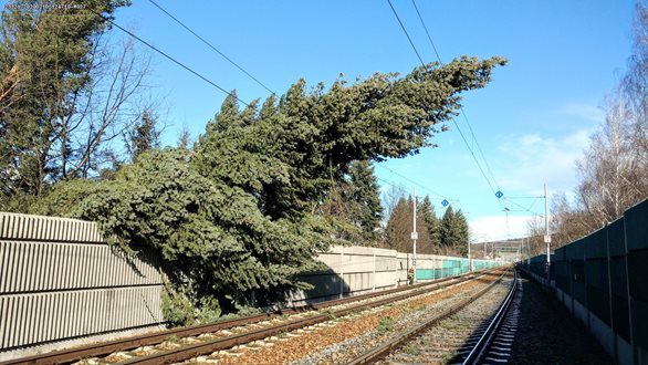 The Railway Administration recorded 296 events during the storm Sabine