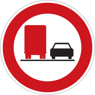 Overtaking for trucks is forbidden on the most needed 116 km of motorways